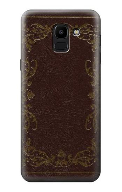 S3553 Vintage Book Cover Case Cover Custodia per Samsung Galaxy J6 (2018)