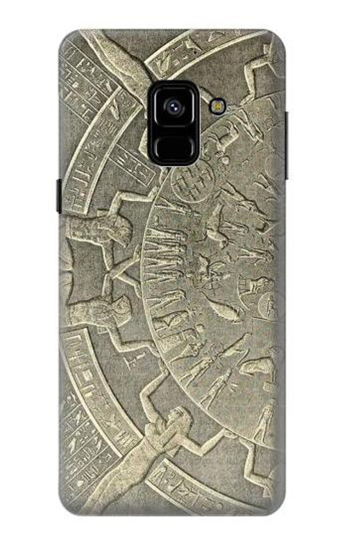 S3396 Dendera Zodiac Ancient Egypt Case Cover Custodia per Samsung Galaxy A8 (2018)