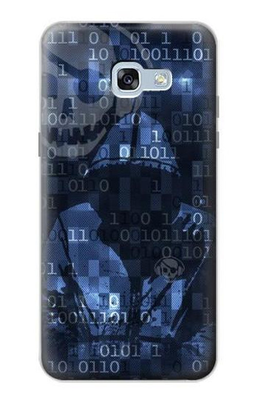 S3431 Digital Code Cyber Hacker Case Cover Custodia per Samsung Galaxy A5 (2017)