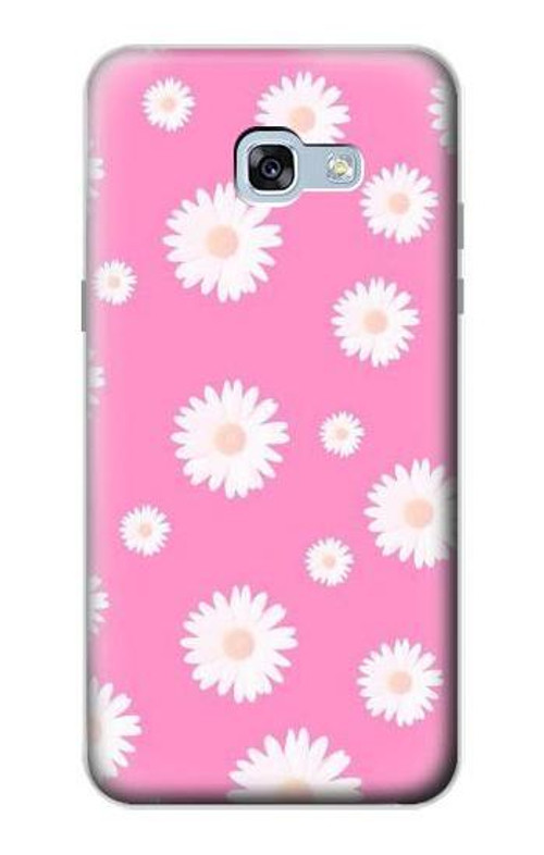 S3500 Pink Floral Pattern Case Cover Custodia per Samsung Galaxy A5 (2017)