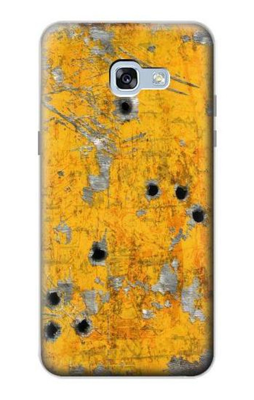 S3528 Bullet Rusting Yellow Metal Case Cover Custodia per Samsung Galaxy A5 (2017)