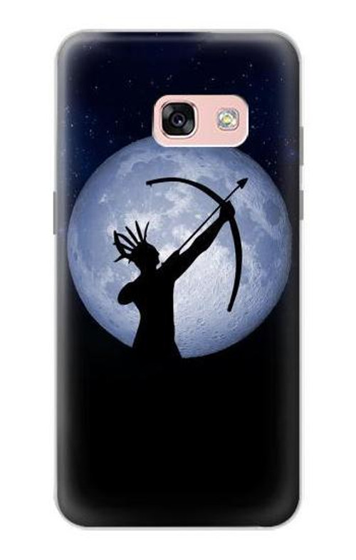 S3489 Indian Hunter Moon Case Cover Custodia per Samsung Galaxy A3 (2017)