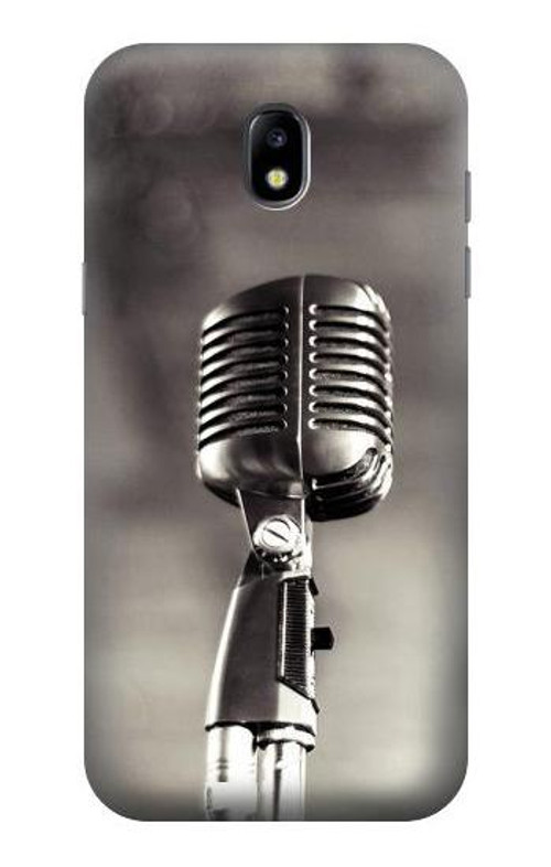 S3495 Vintage Microphone Case Cover Custodia per Samsung Galaxy J5 (2017) EU Version