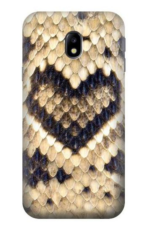 S3417 Diamond Rattle Snake Graphic Print Case Cover Custodia per Samsung Galaxy J3 (2017) EU Version