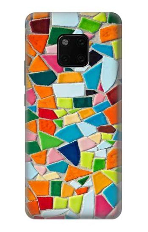 S3391 Abstract Art Mosaic Tiles Graphic Case Cover Custodia per Huawei Mate 20 Pro