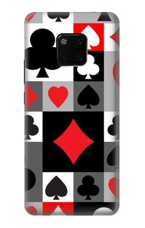 S3463 Poker Card Suit Case Cover Custodia per Huawei Mate 20 Pro