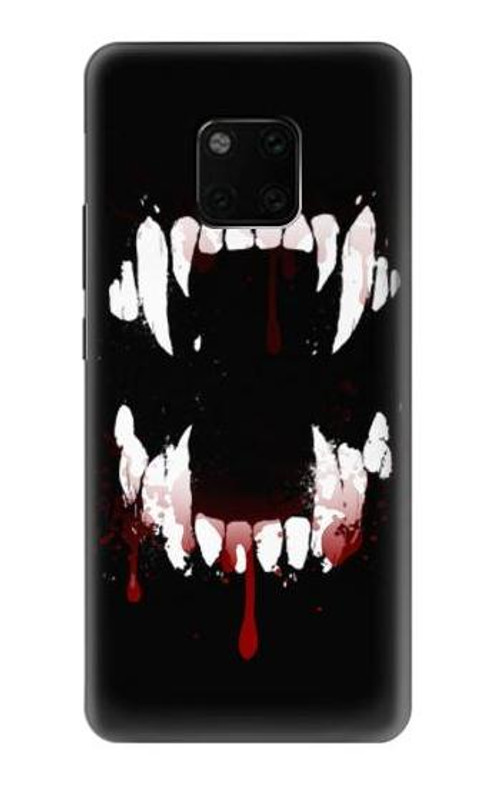 S3527 Vampire Teeth Bloodstain Case Cover Custodia per Huawei Mate 20 Pro