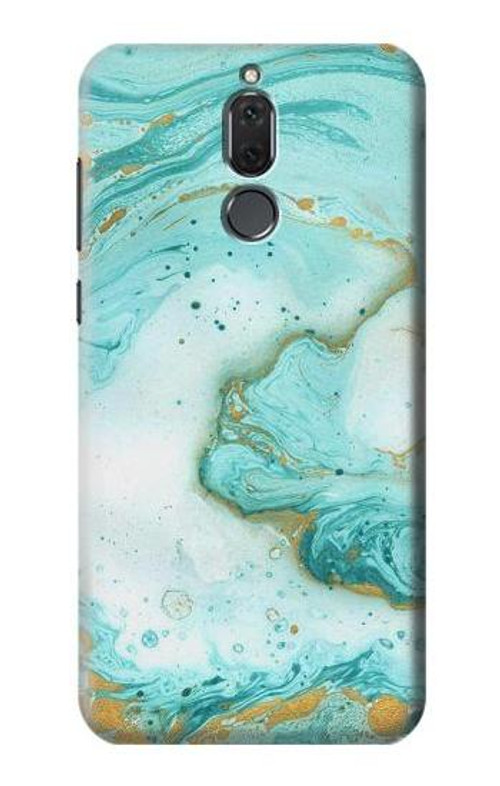 S3399 Green Marble Graphic Print Case Cover Custodia per Huawei Mate 10 Lite