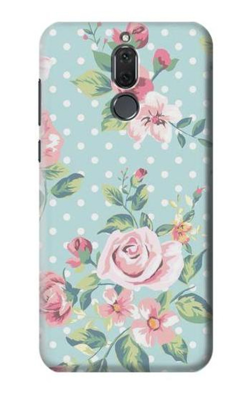 S3494 Vintage Rose Polka Dot Case Cover Custodia per Huawei Mate 10 Lite