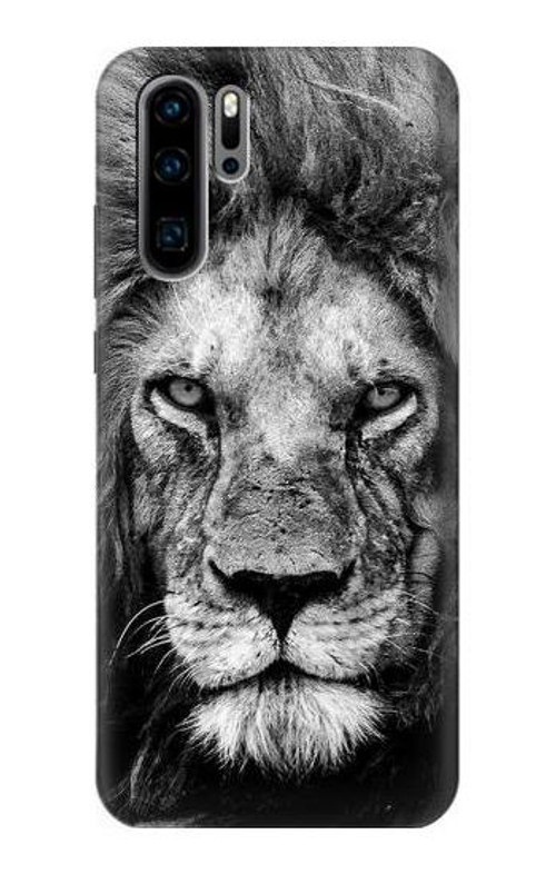 S3372 Lion Face Case Cover Custodia per Huawei P30 Pro