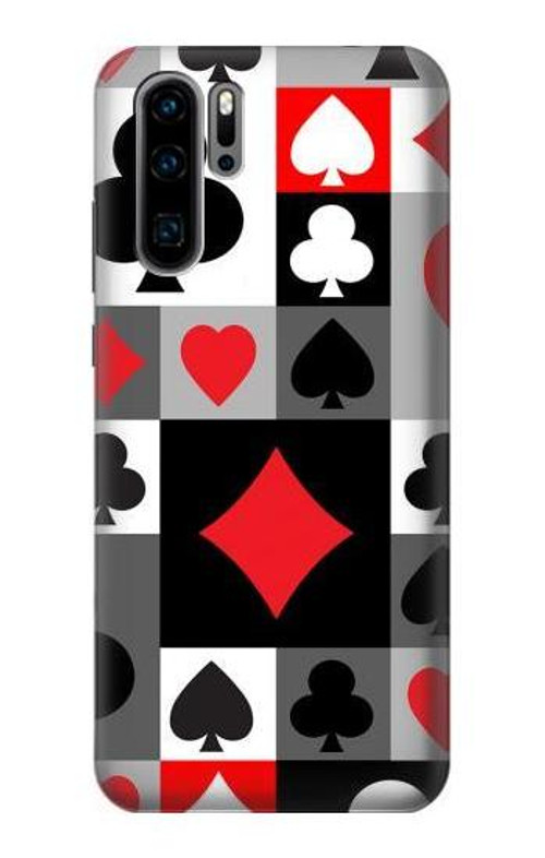 S3463 Poker Card Suit Case Cover Custodia per Huawei P30 Pro