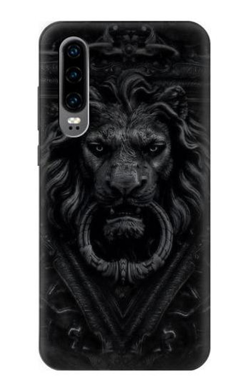 S3619 Dark Gothic Lion Case Cover Custodia per Huawei P30