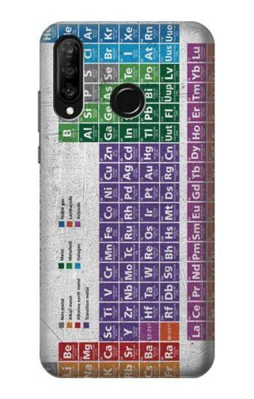 S3383 Periodic Table Case Cover Custodia per Huawei P30 lite S3383 Periodic Table Case Cover Custodia per Huawei P30 lite