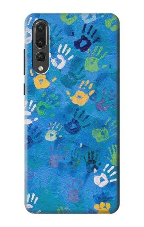 S3403 Hand Print Case Cover Custodia per Huawei P20 Pro