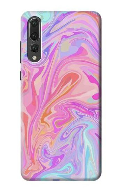 S3444 Digital Art Colorful Liquid Case Cover Custodia per Huawei P20 Pro