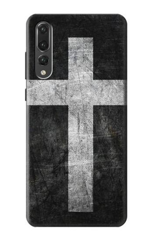 S3491 Christian Cross Case Cover Custodia per Huawei P20 Pro