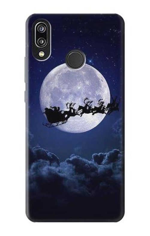 S3508 Xmas Santa Moon Case Cover Custodia per Huawei P20 Lite