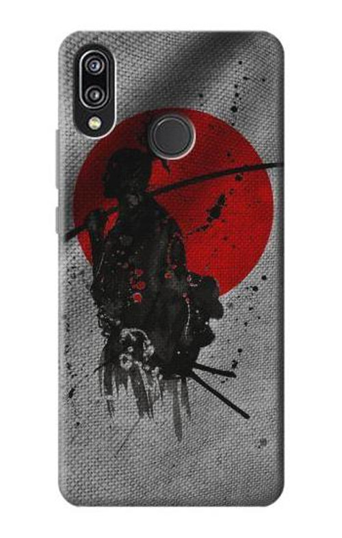 S3517 Japan Flag Samurai Case Cover Custodia per Huawei P20 Lite