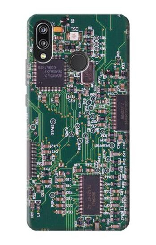 S3519 Electronics Circuit Board Graphic Case Cover Custodia per Huawei P20 Lite