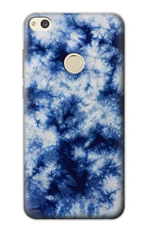 S3439 Fabric Indigo Tie Dye Case Cover Custodia per Huawei P8 Lite (2017)