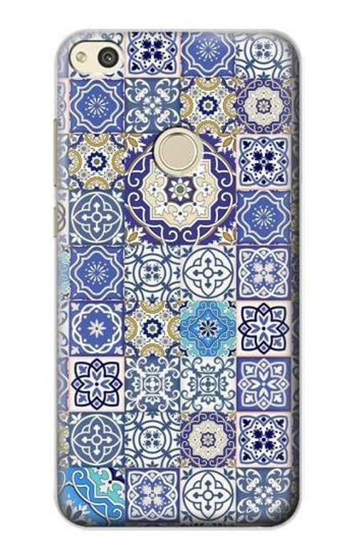 S3537 Moroccan Mosaic Pattern Case Cover Custodia per Huawei P8 Lite (2017)