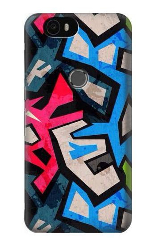 S3445 Graffiti Street Art Case Cover Custodia per Huawei Nexus 6P