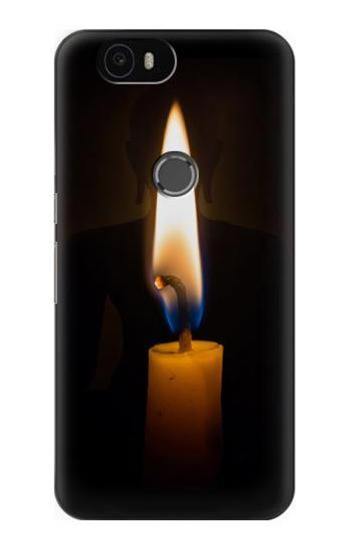 S3530 Buddha Candle Burning Case Cover Custodia per Huawei Nexus 6P
