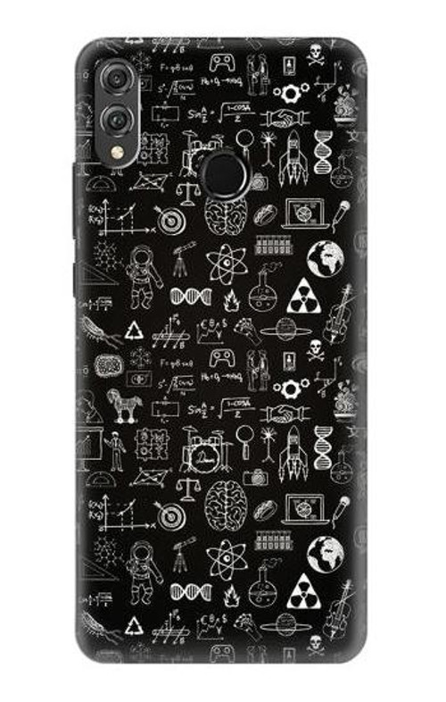 S3426 Blackboard Science Case Cover Custodia per Huawei Honor 8X