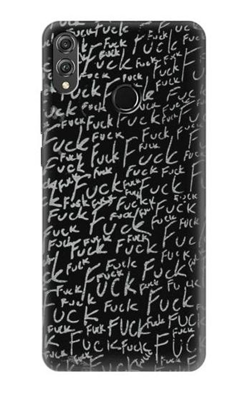 S3478 Funny Words Blackboard Case Cover Custodia per Huawei Honor 8X