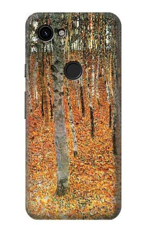 S3380 Gustav Klimt Birch Forest Case Cover Custodia per Google Pixel 3a