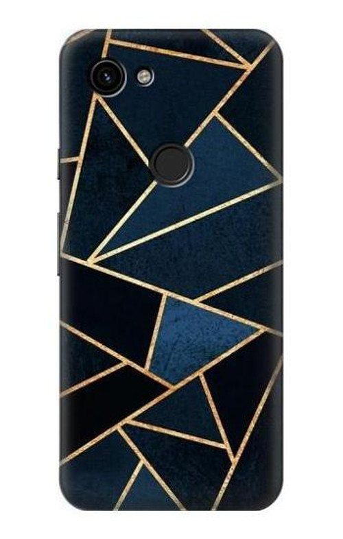 S3479 Navy Blue Graphic Art Case Cover Custodia per Google Pixel 3a