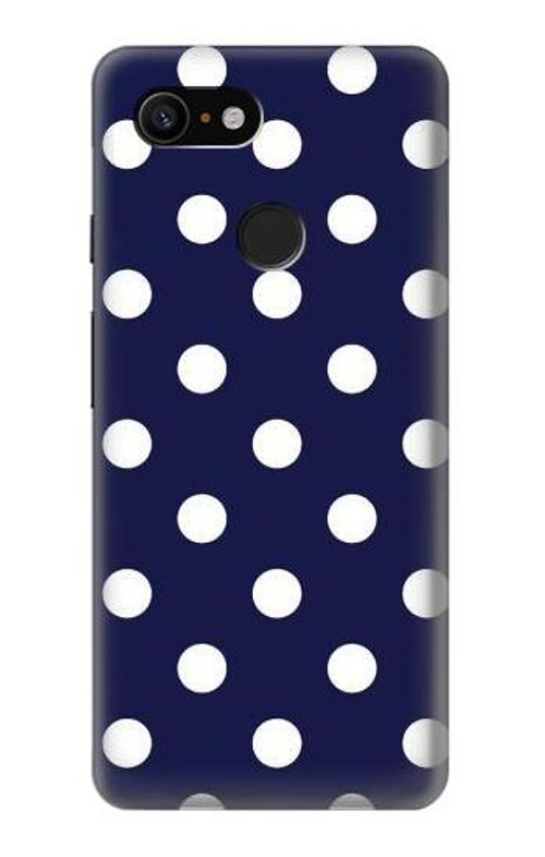 S3533 Blue Polka Dot Case Cover Custodia per Google Pixel 3