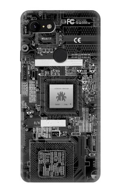 S3434 Bug Circuit Board Graphic Case Cover Custodia per Google Pixel 3 XL