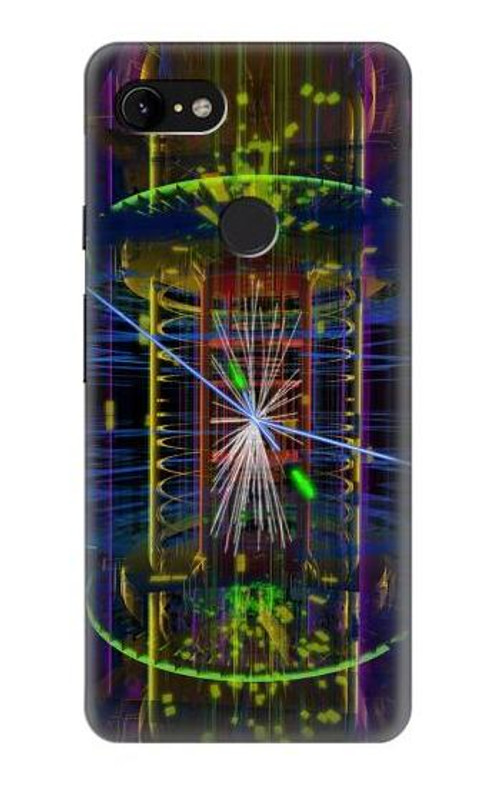 S3545 Quantum Particle Collision Case Cover Custodia per Google Pixel 3 XL