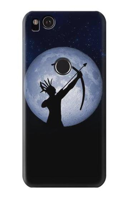 S3489 Indian Hunter Moon Case Cover Custodia per Google Pixel 2