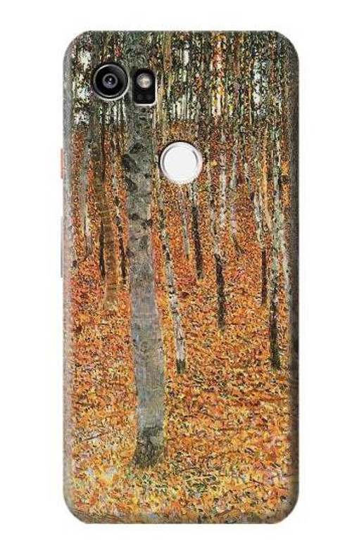 S3380 Gustav Klimt Birch Forest Case Cover Custodia per Google Pixel 2 XL