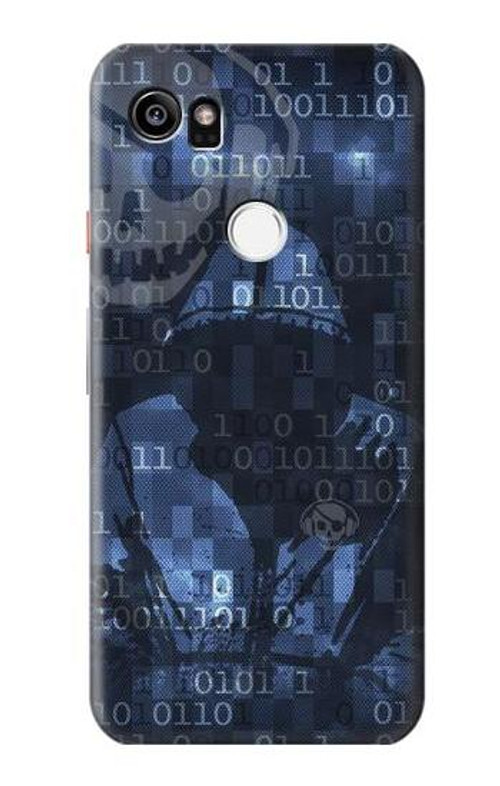 S3431 Digital Code Cyber Hacker Case Cover Custodia per Google Pixel 2 XL