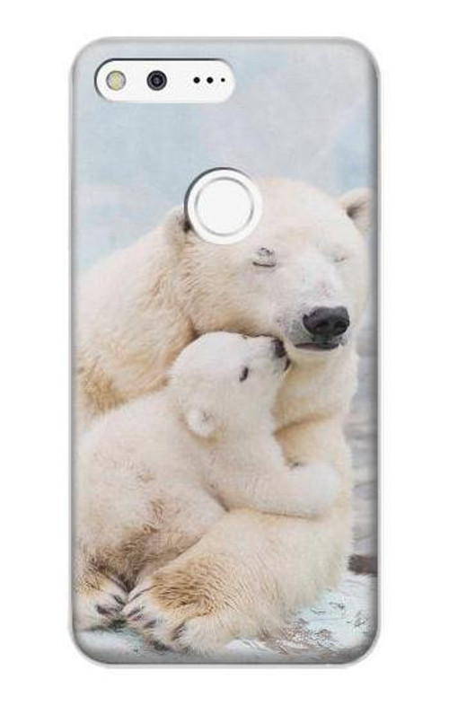 S3373 Polar Bear Hug Family Case Cover Custodia per Google Pixel XL