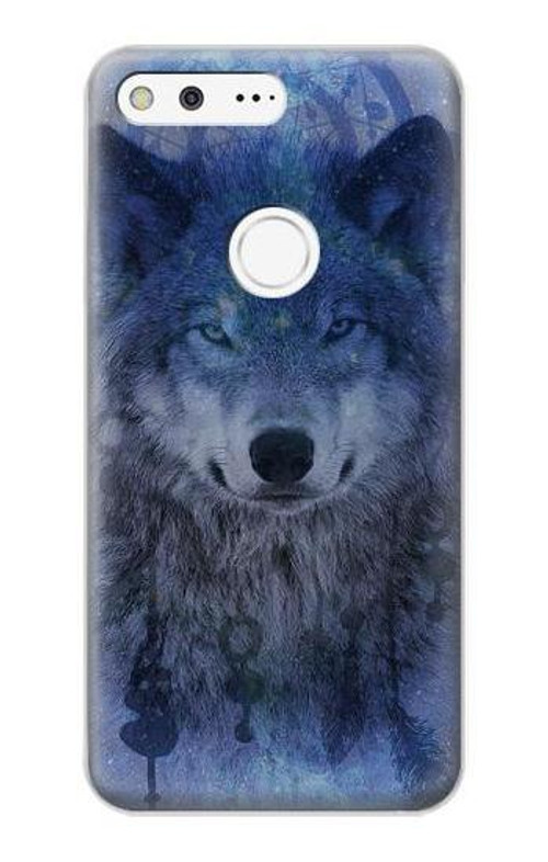 S3410 Wolf Dream Catcher Case Cover Custodia per Google Pixel XL