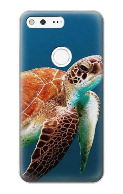 S3497 Green Sea Turtle Case Cover Custodia per Google Pixel XL