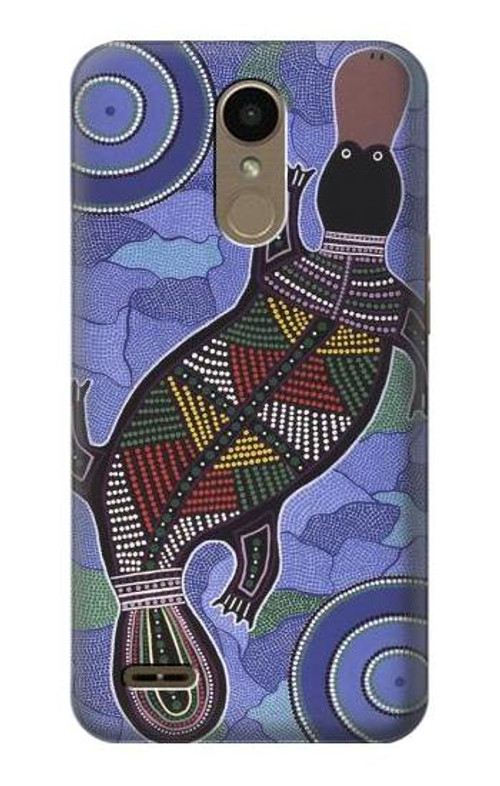 S3387 Platypus Australian Aboriginal Art Case Cover Custodia per LG K10 (2018), LG K30