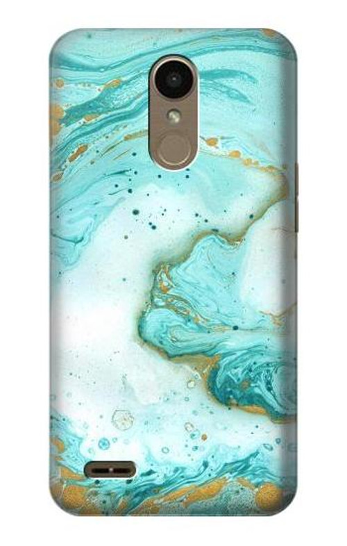 S3399 Green Marble Graphic Print Case Cover Custodia per LG K10 (2018), LG K30