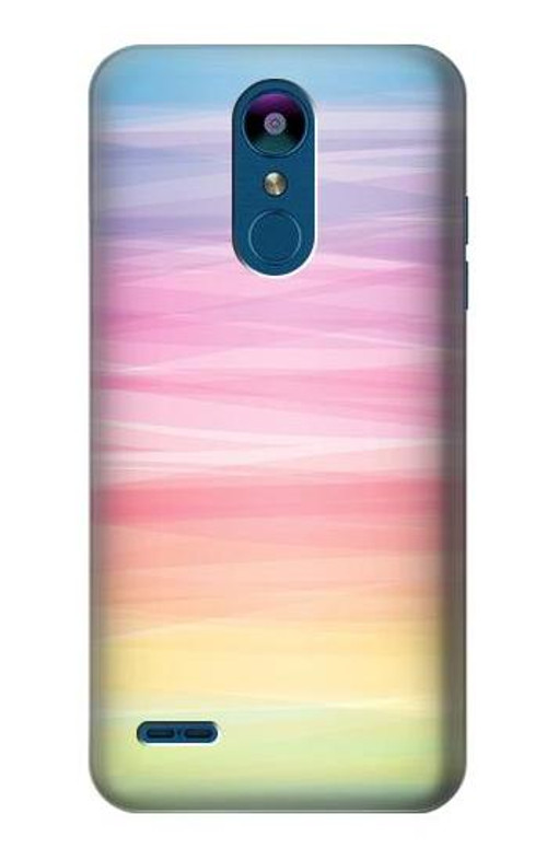 S3507 Colorful Rainbow Pastel Case Cover Custodia per LG K8 (2018)