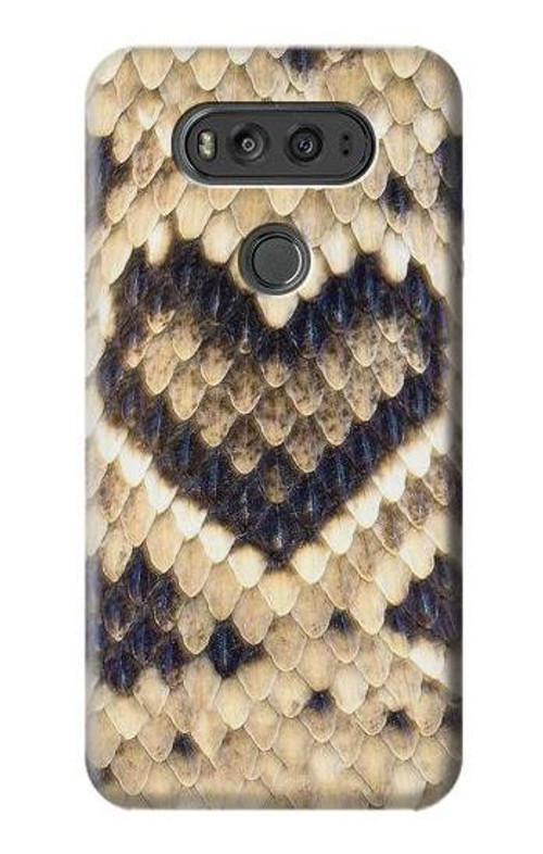 S3417 Diamond Rattle Snake Graphic Print Case Cover Custodia per LG V20