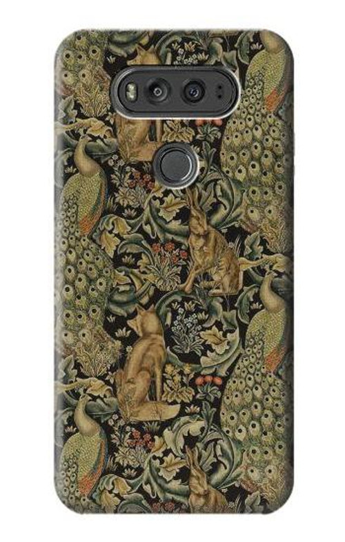 S3661 William Morris Forest Velvet Case Cover Custodia per LG V20