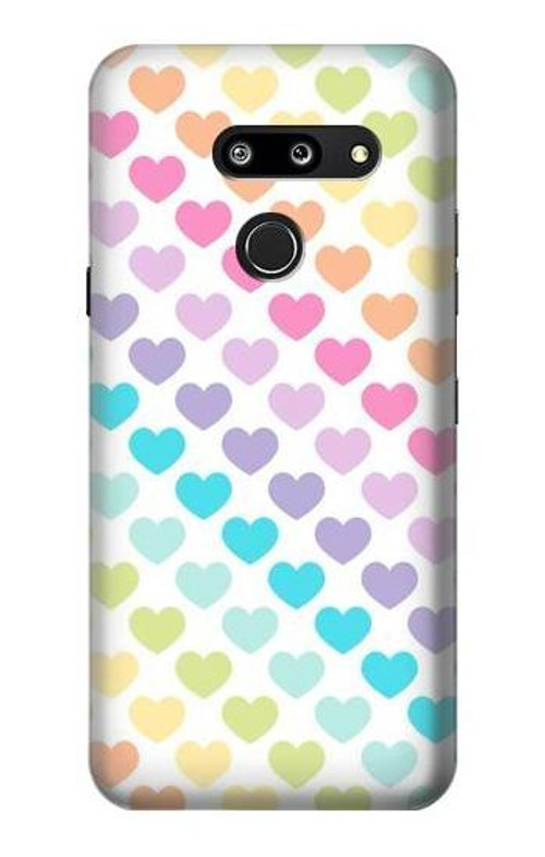 S3499 Colorful Heart Pattern Case Cover Custodia per LG G8 ThinQ S3499 Colorful Heart Pattern Case Cover Custodia per LG G8 ThinQ