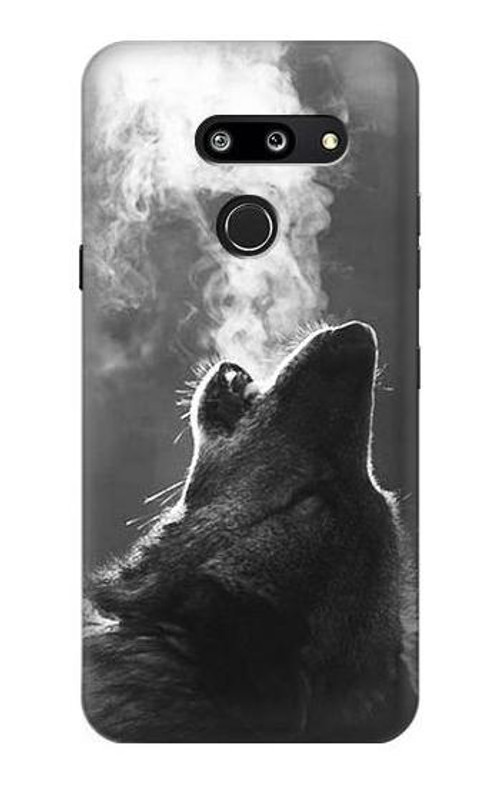 S3505 Wolf Howling Case Cover Custodia per LG G8 ThinQ