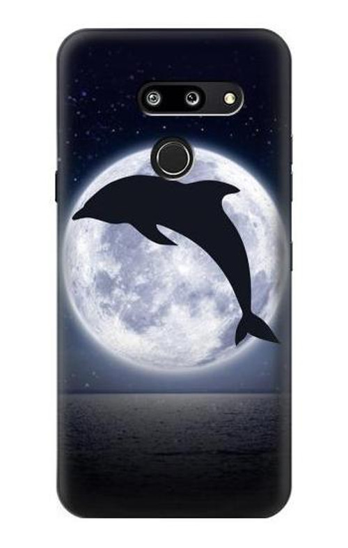 S3510 Dolphin Moon Night Case Cover Custodia per LG G8 ThinQ
