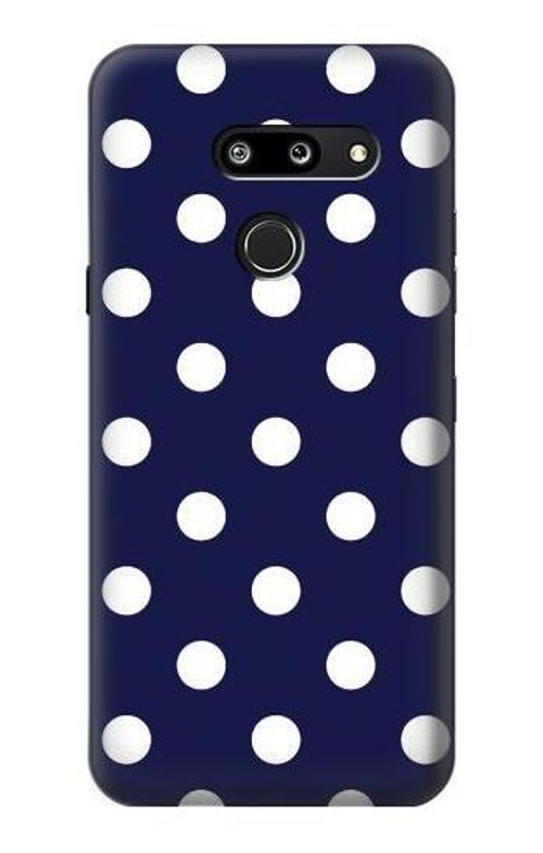 S3533 Blue Polka Dot Case Cover Custodia per LG G8 ThinQ