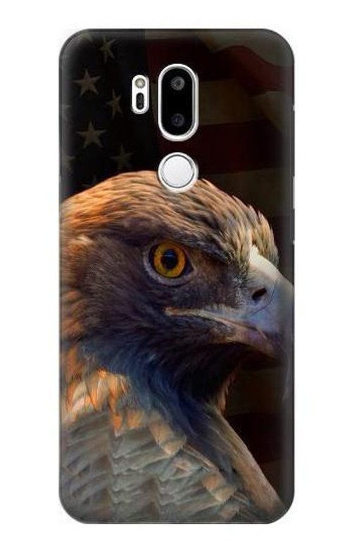 S3376 Eagle American Flag Case Cover Custodia per LG G7 ThinQ